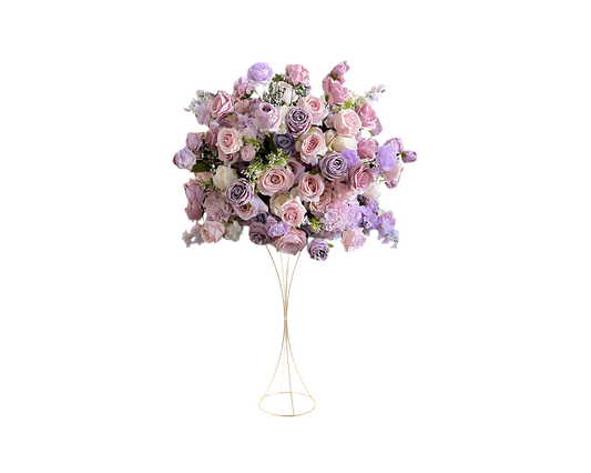 Modern Lilac Blush Centerpiece