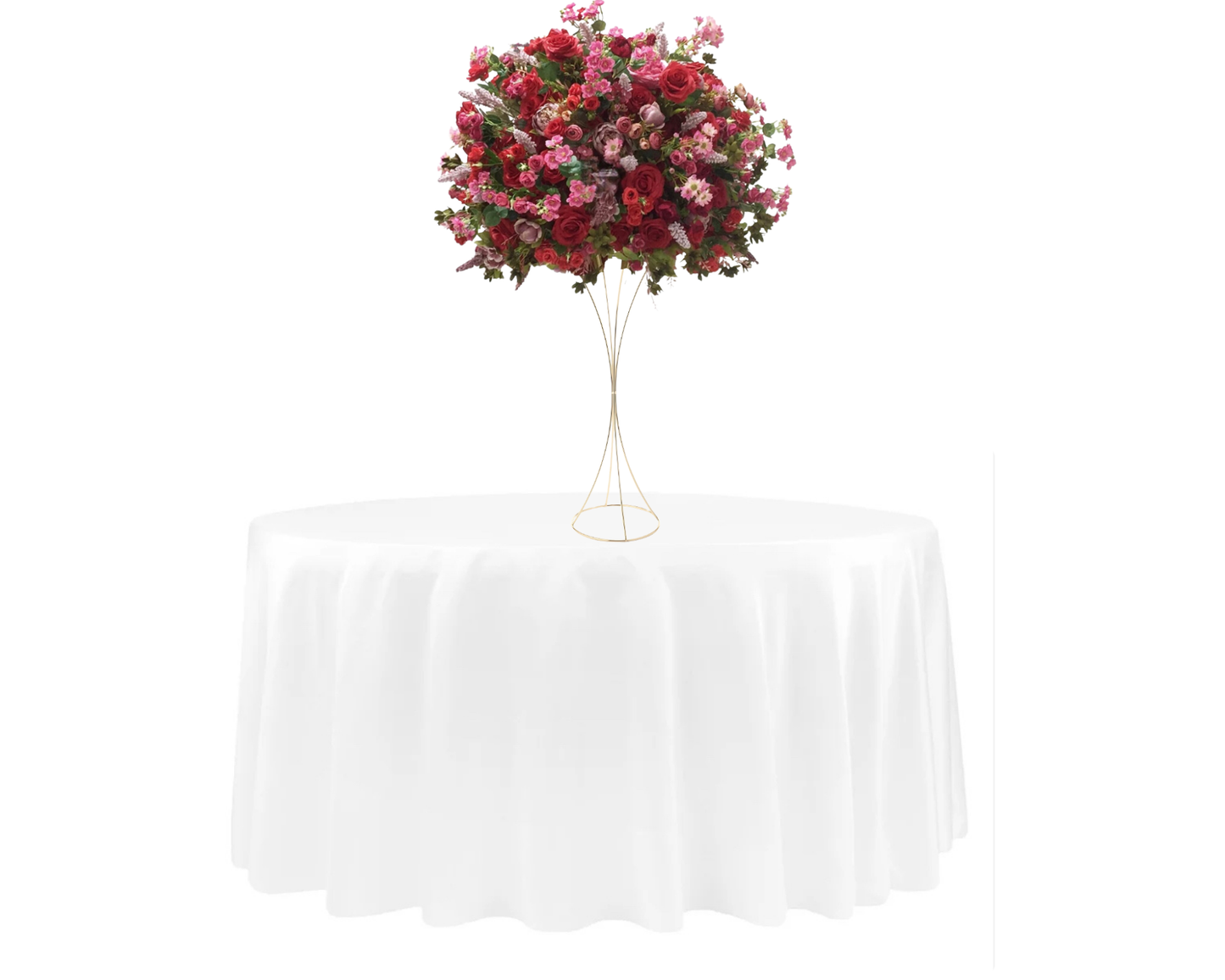 Garden Red Pink Mauve Centerpiece