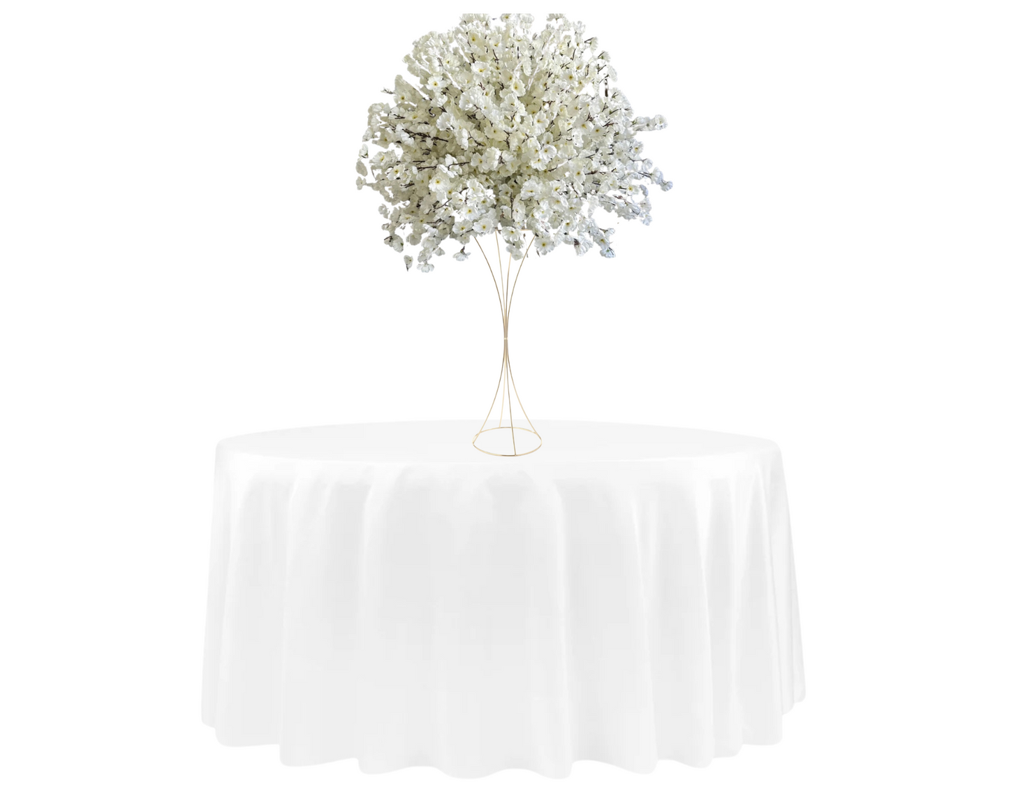 Modern White Blossom Centerpiece