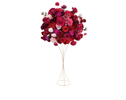 Modern Red Magenta Centerpiece