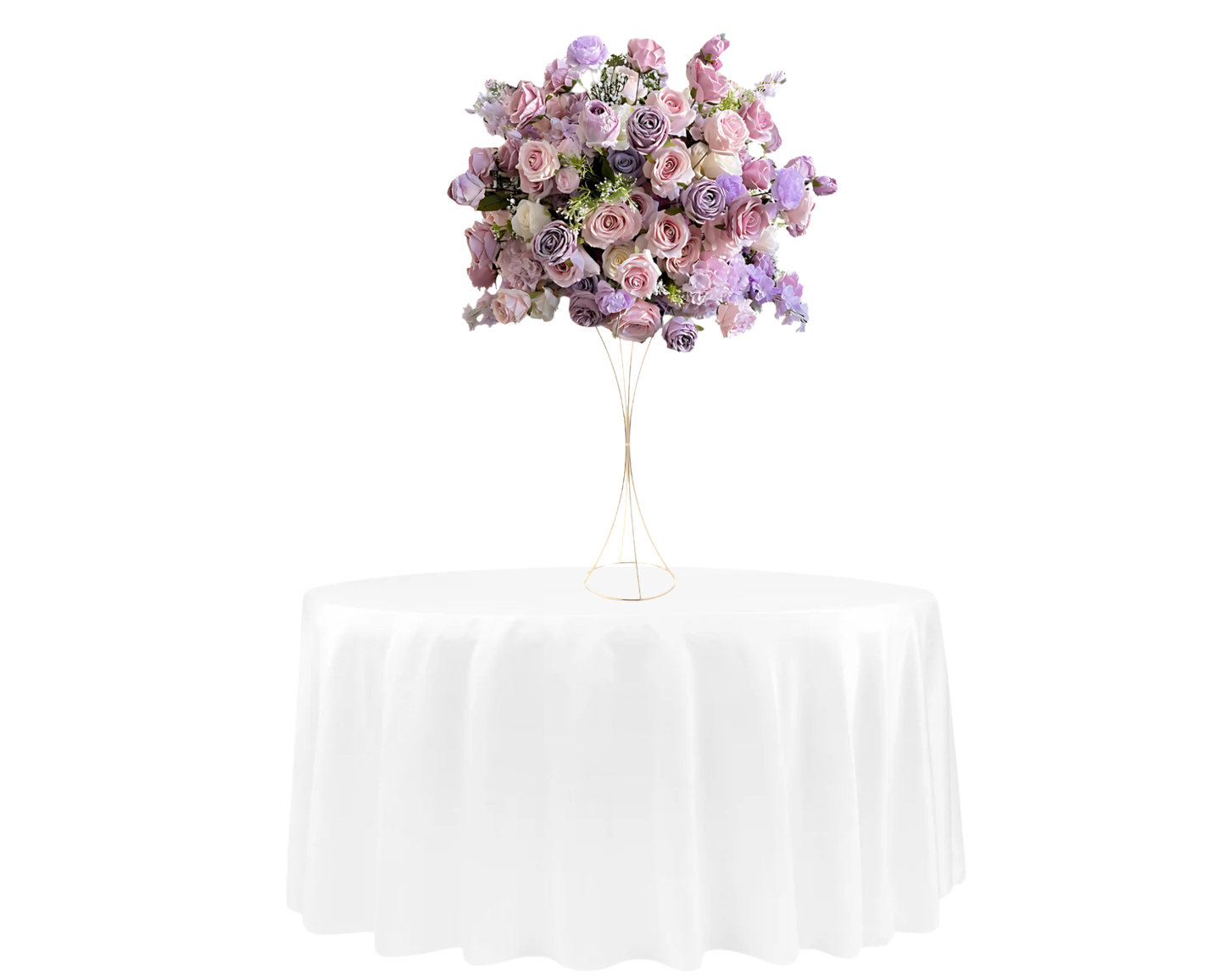 Modern Lilac Blush Centerpiece