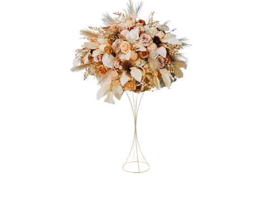 Modern Boho Tan Centerpiece