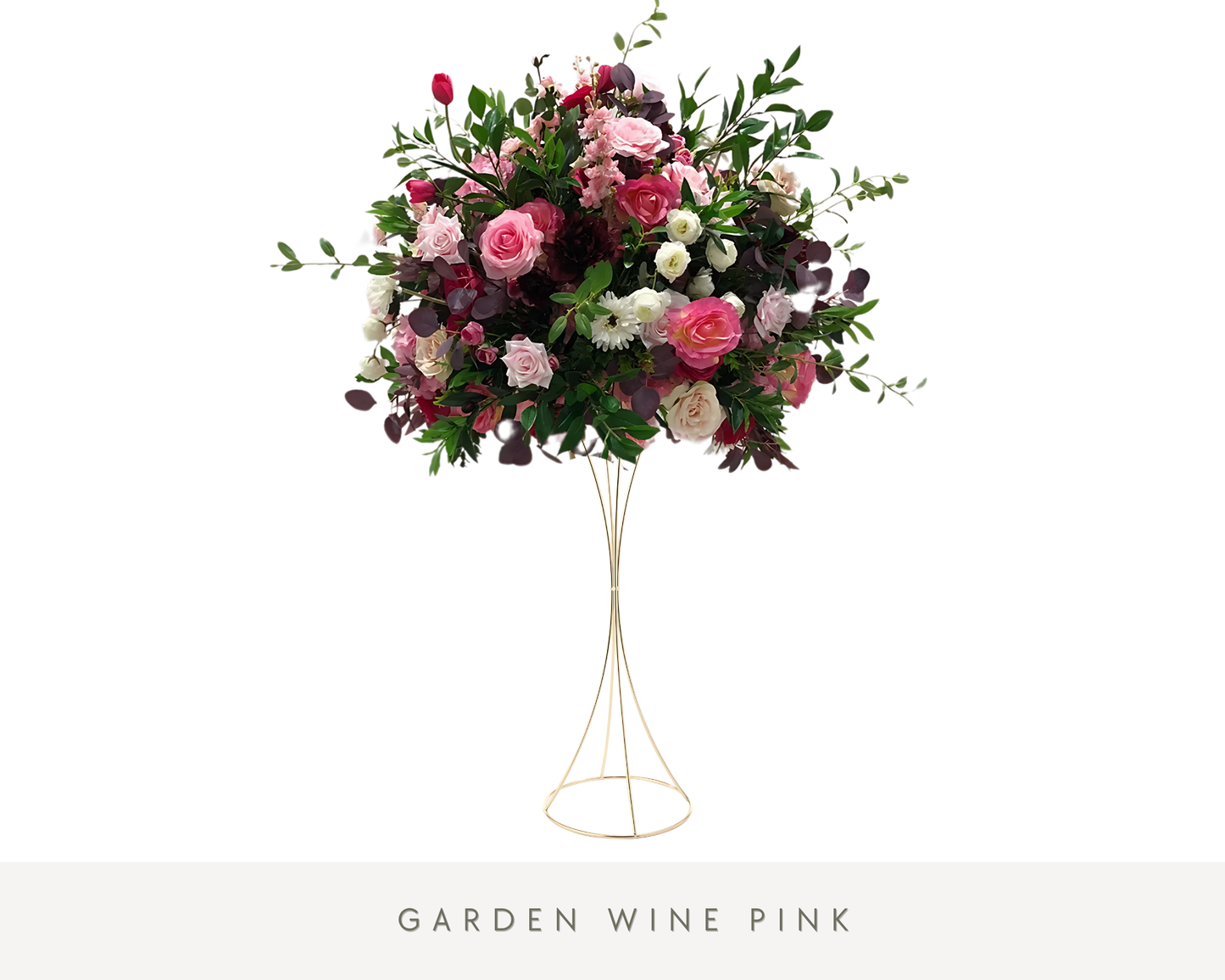 Garden Wine Blush Centerpiece