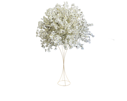 Modern White Blossom Centerpiece