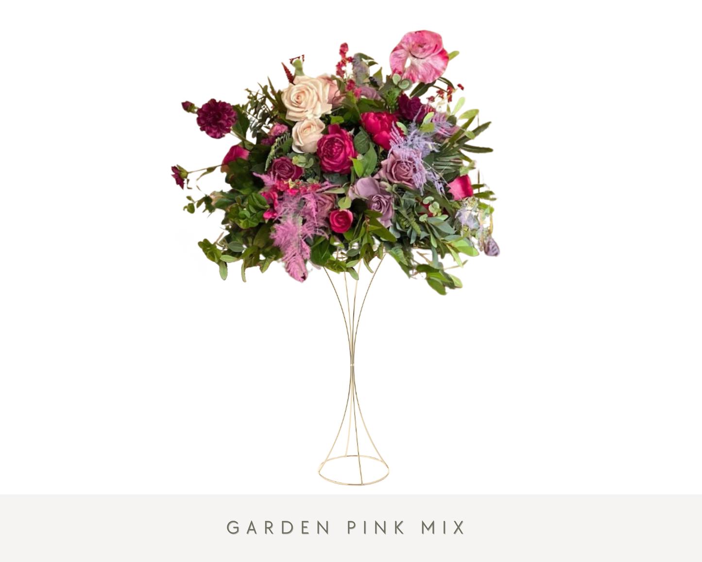 Garden Pink Mix Centerpiece