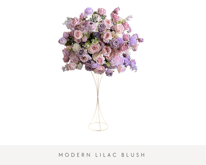 Modern Lilac Blush Centerpiece